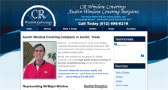 Desktop Screenshot of craustinwindowcoverings.com